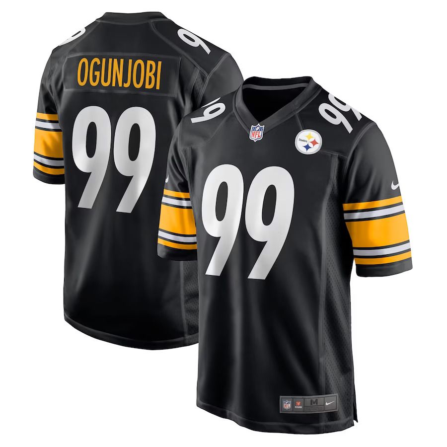 Men Pittsburgh Steelers #99 Larry Ogunjobi Nike Black Game Player NFL Jersey->customized nfl jersey->Custom Jersey